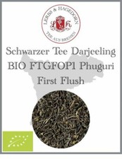 Noir Thé Darjeeling Bio FTGFOP1 Phuguri First Flush 1 KG