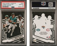 2022 Panini Clearly Donruss Lawrence/Fields/Wilson Rated Rookie PSA 10 