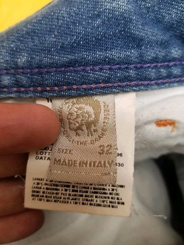 DIESEL ZAF 796 Flared Bootcut Vintage Jeans 32/30 tagged Made in Italy - Picture 13 of 17