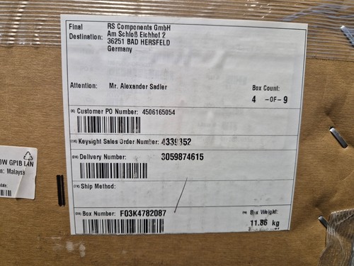 KEYSIGHT N6700C LXI Alimentation de laboratoire, 0 → 50V, 10A, 4 sorties 400W - Picture 17 of 17