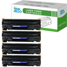 4 Cartucce Toner Nero per HP CE285A LaserJet Pro M1217nfw P1100 P1102 P1102w