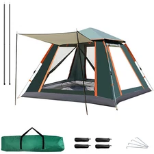 Pop Up Tent 2-3 Person Camping Tent Waterproof Canopy Outdoor Famalies Tent