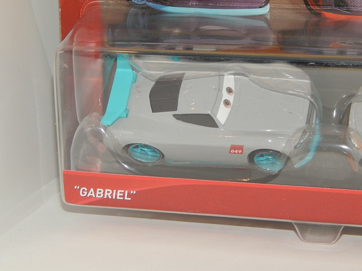 mattel disney pixar cars 2-pack rust-eze racing center gabriel