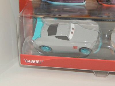 mattel disney pixar cars 2-pack rust-eze racing center gabriel