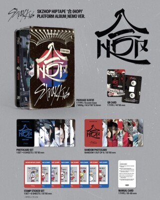 StrayKids　チャンビン合　HOP　NEMO　JYP Stray PHOTOCARD POB NEMO JYP OFFICIAL HOP HIPTAPE SKZHOP Kids アイドル