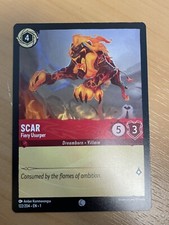 Disney Lorcana The First Chapter 122 Scar - Fiery Usurper Non Foil