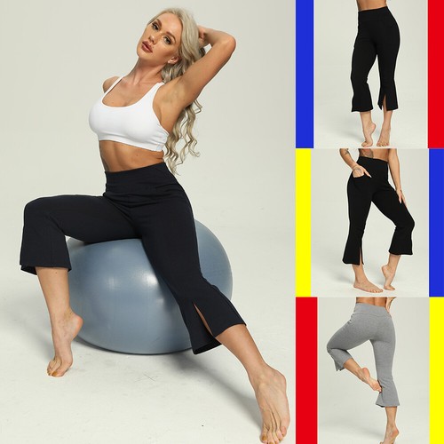 2021 New Women High Waist Capri Sports 