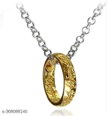 Herr der Ringe Halskette HdR Schmuck Der Eine Ring der Macht - Vergoldet!