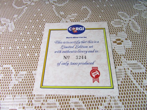 591Y Corgi Classics D23/1 UK Box Empty for 3 Morris Minor Van Set 1:43 - Picture 2 of 12