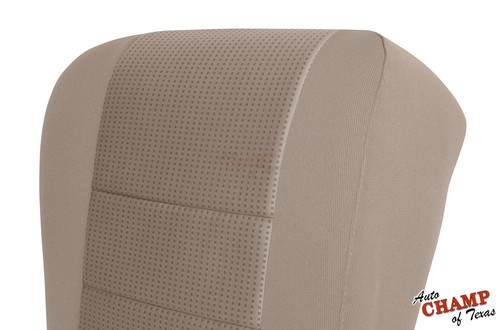 2008-2010 Ford F250 F350 XLT Lifted Rims-Driver Side Bottom Cloth Seat Cover Tan - Bild 9 von 12