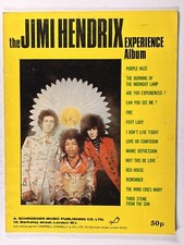 The Jimi Hendrix Experience Album Music Book Original Paperback Circa. 1967
