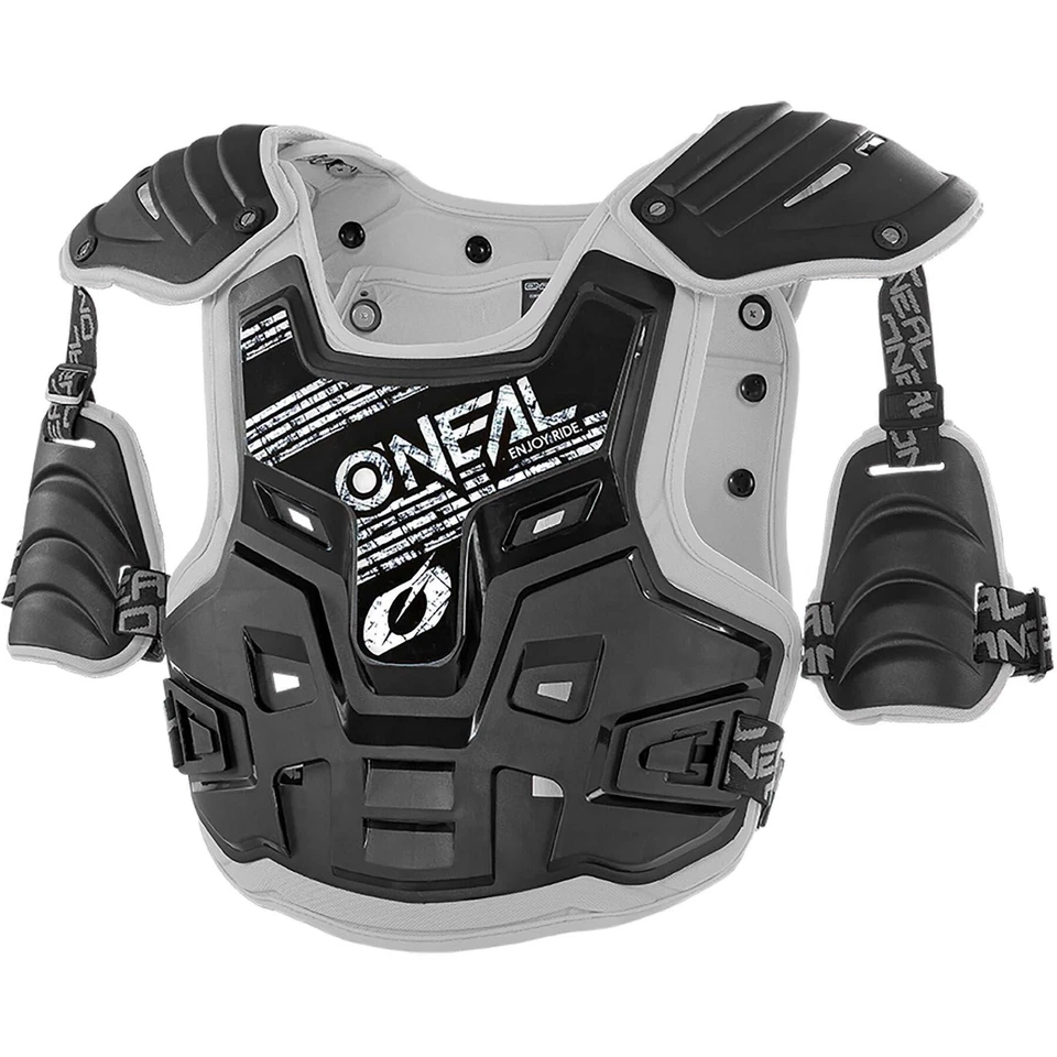 Oneal PXR Stone Shield Chest Protector Body Armour black/gray Adult Racing MX