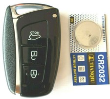 Auto Schlüsselgehäuse für HYUNDAI Santa Fe Azera Genesis 3 Tasten + Batterie