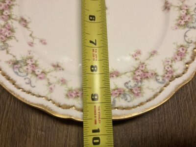 Antique Theodore Haviland Limoges France Roses Schleiger 340 Plate