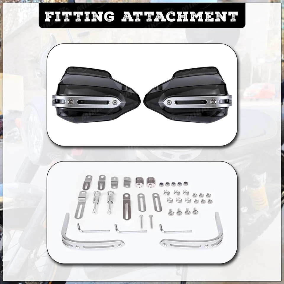 Protector de mano de manillar ABS apto para bicicleta Royal Enfield Himalayan 450 para freno Foto 2 de 3