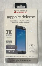 ZAGG Invisible Shield Sapphire Defense Glass Screen Protector iPhone 8/7/6s/6
