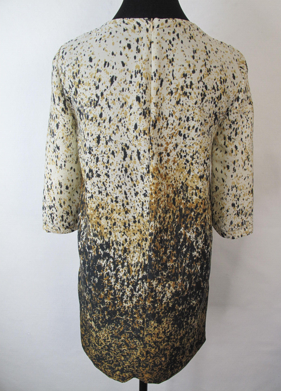 Zara Basic Leopard Square Neck  Mini Dress Sz S p… - image 5