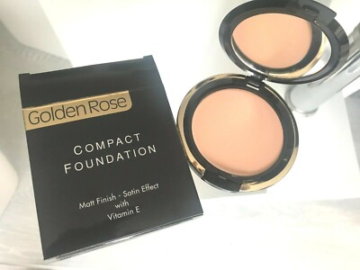 GOLDEN ROSE Kompakter Make-up Grund Creme Mattierend Lissant 10 BEIGE pêch NEU