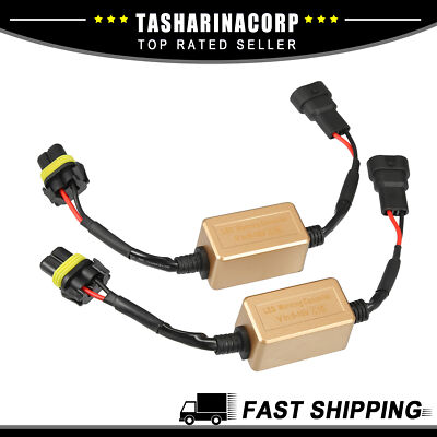 Piece of 2 LED Car Headlight Canbus Decoder Error Free Warning Resistors Decoder
