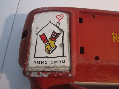 Rare McDonalds Ronald McDonald House Charities Steel Donation Box
