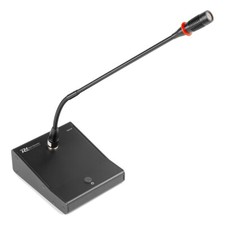 Gooseneck Paging Microphone, Desktop Condenser, Chime, Mic Volume Control