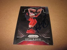 KAYLA MCBRIDE SIGNED AUTOGRAPHED 2020 PANINI PRIZM WNBA CARD # 67 ACES LYNX