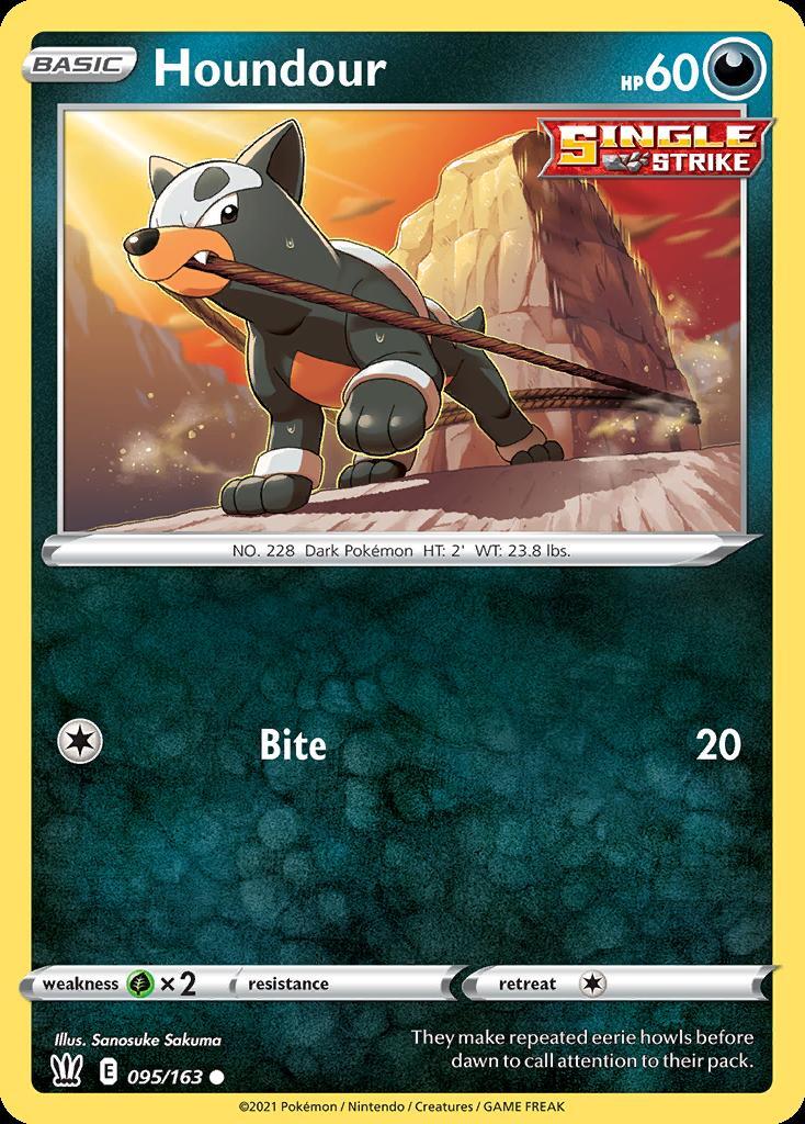 Pokemon Houndour (95/186) Battle Styles LP