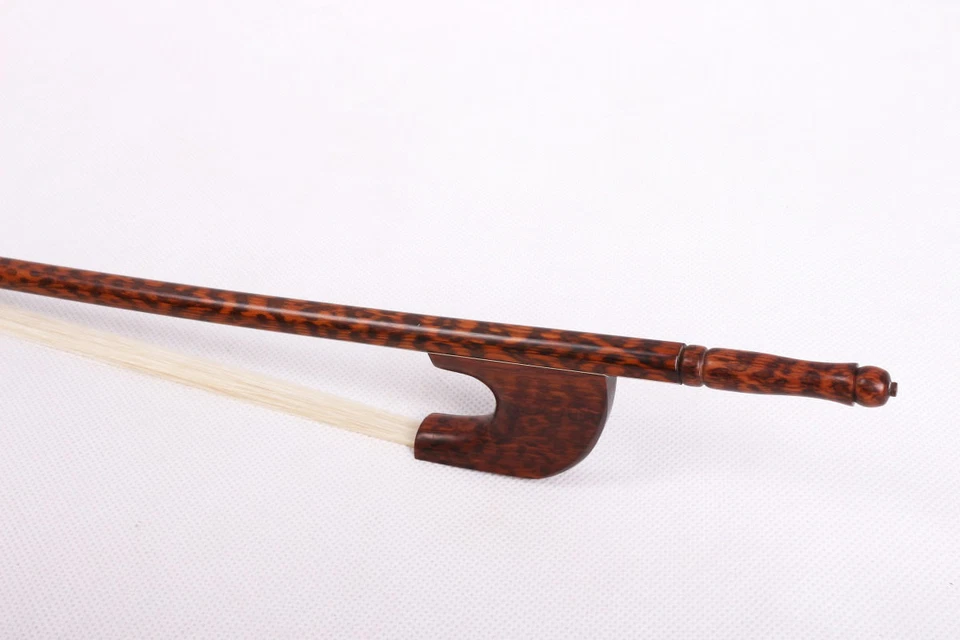 New Double Upright Bass Bow baroque Bows Natural Snakewood Straight balance - Image 3 of 4