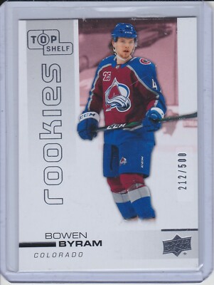 2020-21 Upper Deck Extended Series Top Shelf Rookies #TS-4 Bowen Byram 212/500