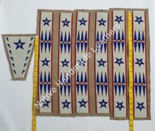 Powwow Handmade American Sioux Bead work for War Shirts / Pants / Leggings BS12