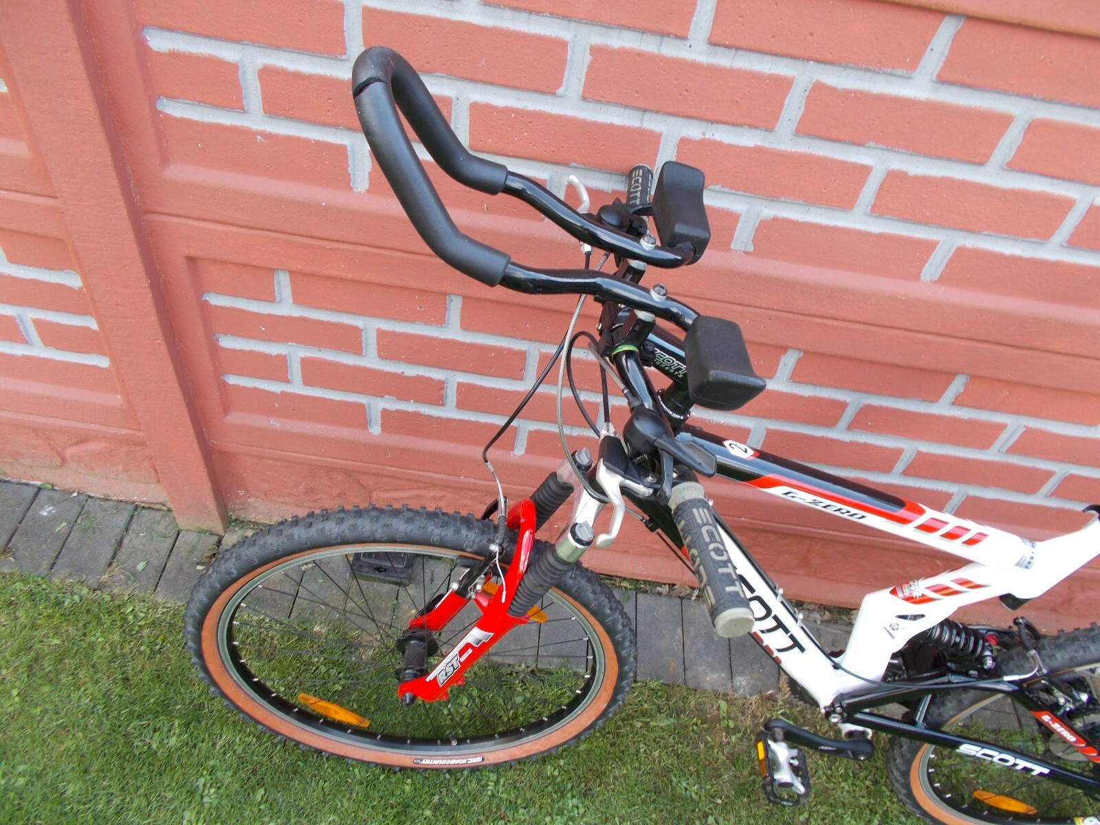 SCOTT Fully Mountainbike FX2 MTB schwarz weiss rot Scott Mountainbike