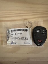 New Oem Gm Chevy Keyless Remote Entry Key Fob Alarm 20869056 3 Button New Oem Gm Chevy Keyless Remote Entry Key Fob Alarm 20869056 3 Button