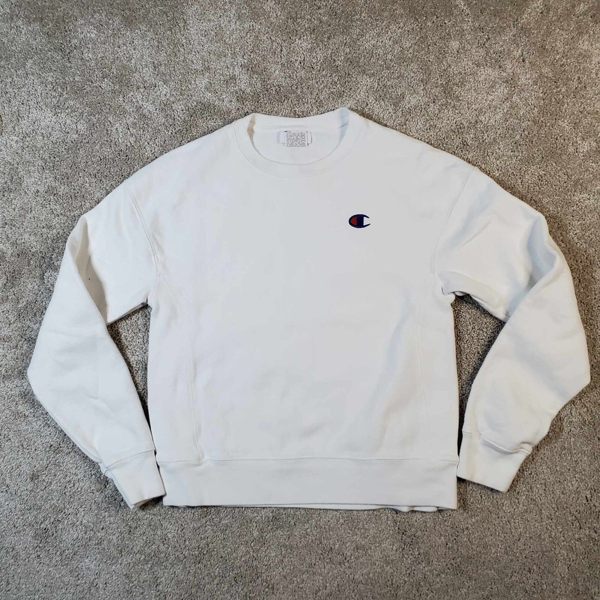 Sweater Crewneck Champion White Undercover Undercover X Champion 