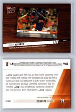 2020 Topps #TNR-4 Yordan Alvarez Topps Now Review 2019