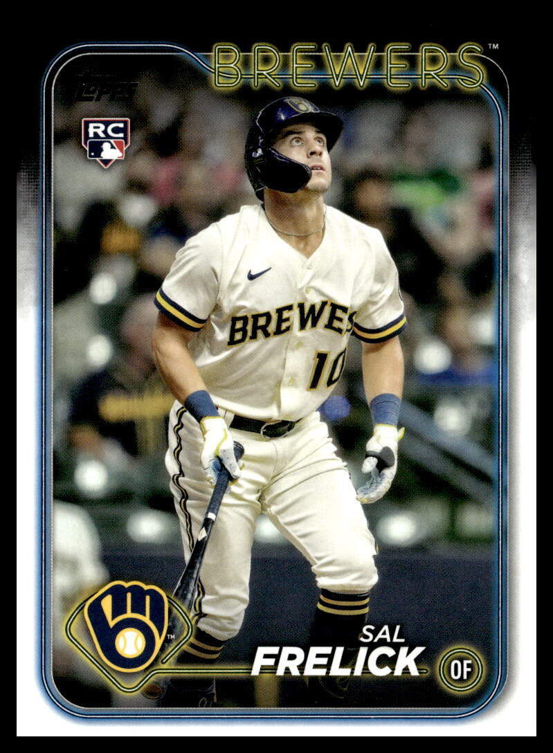 2024 Topps #76 Sal Frelick Milwaukee Brewers Baseball Card