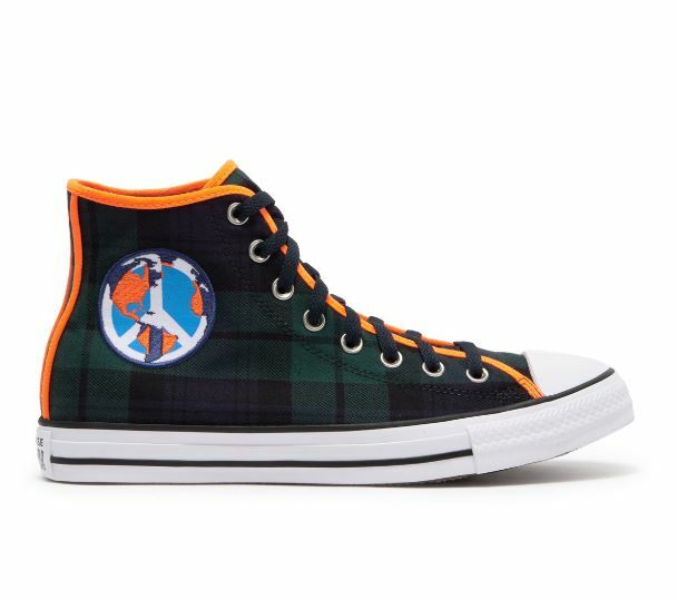 plaid converse all stars