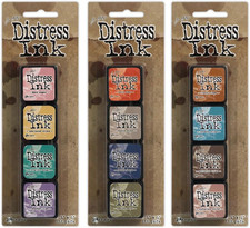 Ranger Distress Mini Ink Pad Kits 4, 5 and 6 Bundle