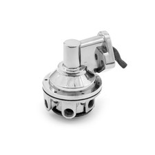 Chevy Sbc 350 High Volume Mechanical Fuel Pump Chrome 38 Npt Fitting