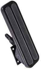 Jegs Billet Gas Pedal Assembly Rectangular Black Aluminum
