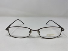 Sormani Italy SS65 BRN 52-17-140 Brown Metal Full Rim Eyeglasses Frame N822