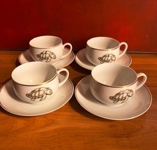 Hutschenreuther Tirschenreuth  4 Espresso-Mokkatassen Schildkröte Tassen