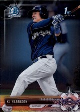 2017 Bowman Chrome Draft Baseball Card #BDC110 KJ Harrison