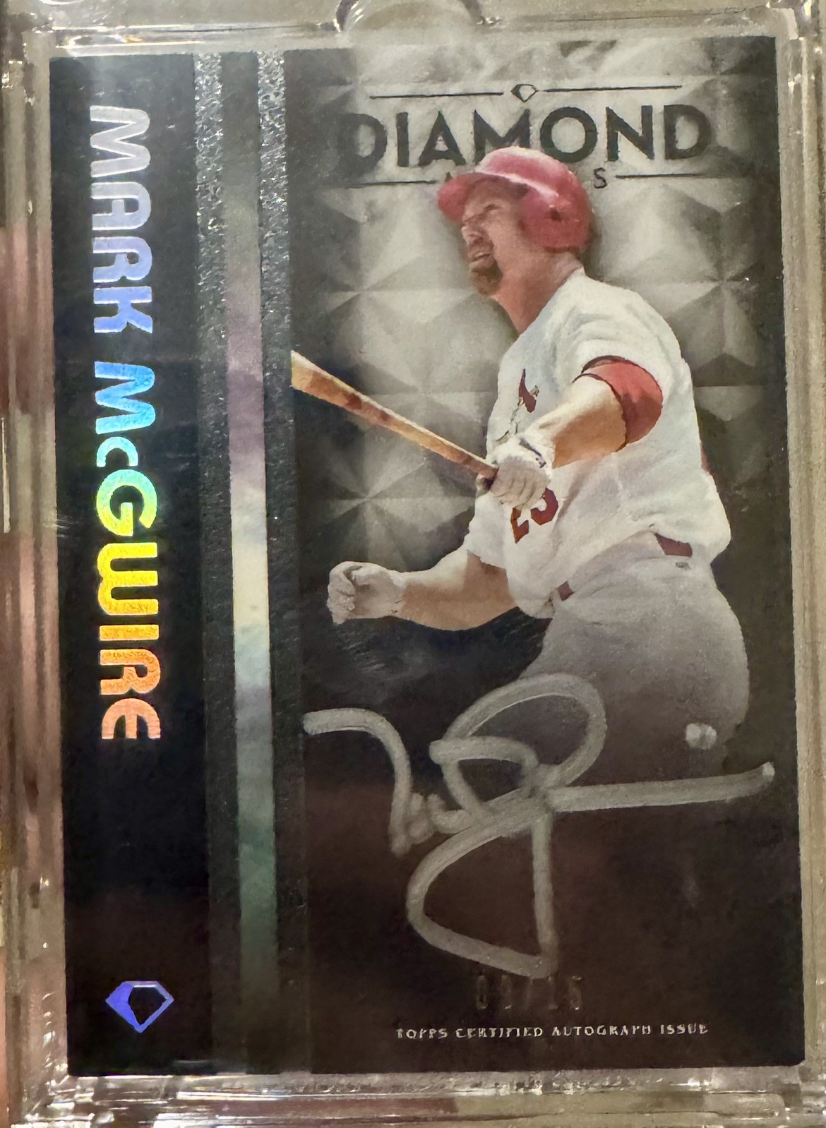 2023 Topps Diamond Icons - Black Polychromatink Autographs Mark McGwire /15 (AU)