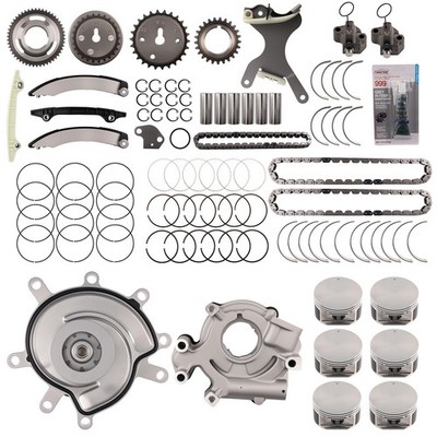 Engine Rebuild Master Kit w/ Bearings & Pumps for Ram Dakota Models 3.7L V6 2011