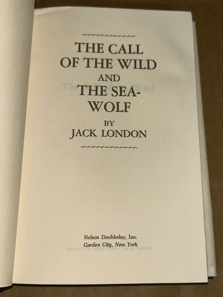 ‘The Call of the Wild’ & ‘The Sea-Wolf’ by Jack London HC+DJ Library Of Classics - Image 4 of 4