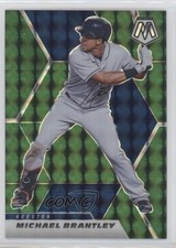 2021 Panini Mosaic Green Mosaic Prizm Michael Brantley #92 8em