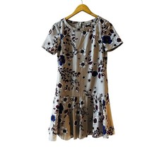 Banana Republic Floral Multicolor Print Short Sleeve Dress Size 2