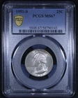 1951-S Washington Quarter - 25c PCGS MS67 - PCGS Gold Shield
