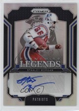 2024 Panini Prizm Franchise Legends Signatures 68/149 Stanley Morgan Auto 03j5