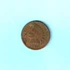 1895  INDIAN HEAD  One Cent Coin - Good  Circulated